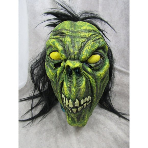 THE PAPER MAGIC GROUP VINTAGE 2003 "CREEPY" ZOMBIE GHOUL TROLL HALLOWEEN MASK - Picture 1 of 8